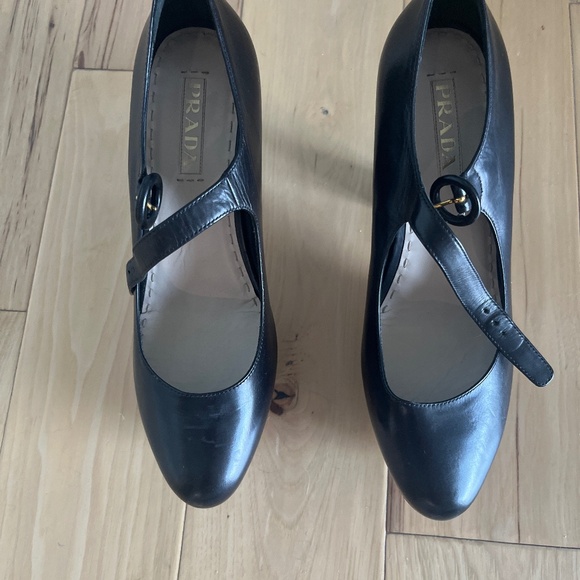 Prada black platform shoes - Picture 1 of 4